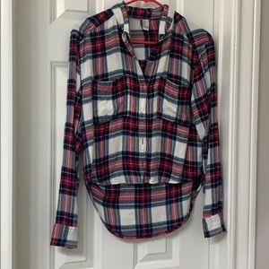 Flannel button up long sleeve
